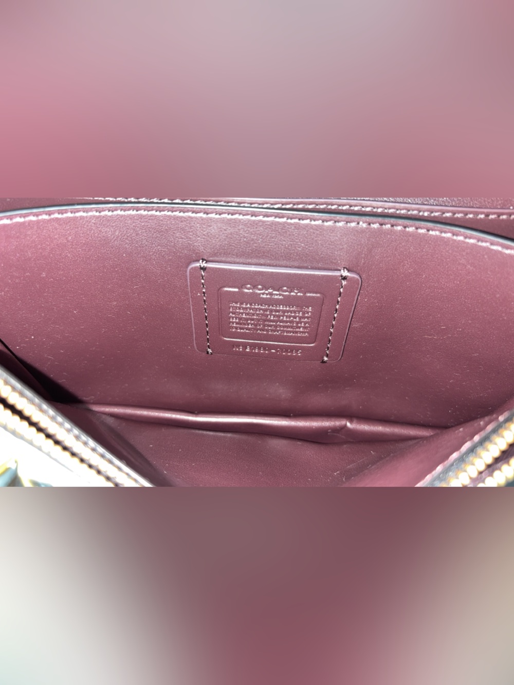 Coach 2019 Callie Foldover Chain Clutch with Butterfly Applique NWOT - Picture 17 of 17